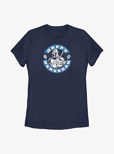 Star Wars The Mandalorian Hanukkah Womens T-Shirt