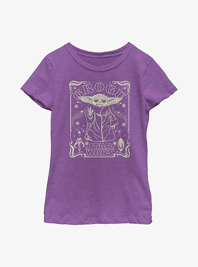 Star Wars The Mandalorian Starry Child Youth Girls T-Shirt