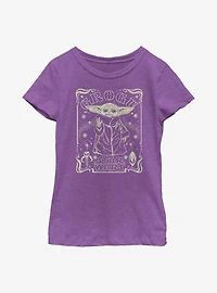 Star Wars The Mandalorian Starry Child Youth Girls T-Shirt