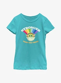 Star Wars The Mandalorian Stronger Child Youth Girls T-Shirt