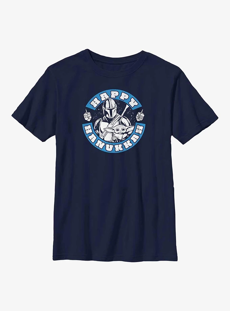 Star Wars The Mandalorian Hanukkah Youth T-Shirt