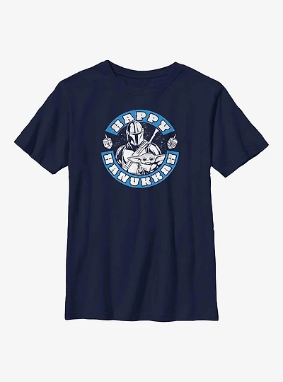Star Wars The Mandalorian Hanukkah Youth T-Shirt