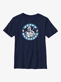 Star Wars The Mandalorian Hanukkah Youth T-Shirt