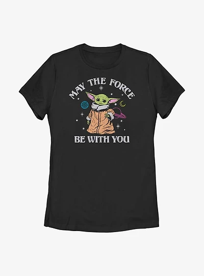Star Wars The Mandalorian Child Force Womens T-Shirt