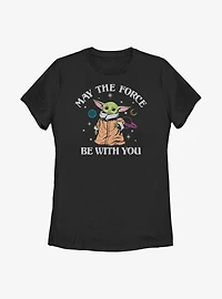 Star Wars The Mandalorian Child Force Womens T-Shirt