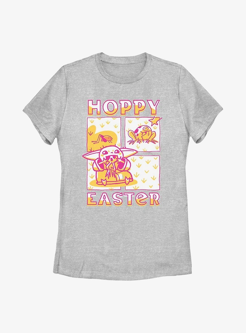 Star Wars The Mandalorian Hoppy Easter Child Womens T-Shirt
