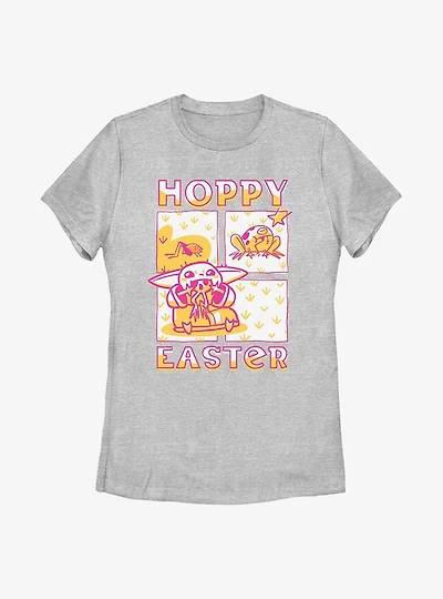 Star Wars The Mandalorian Hoppy Easter Child Womens T-Shirt