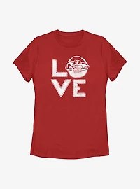 Star Wars The Mandalorian Love Child Womens T-Shirt