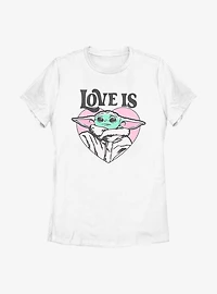 Star Wars The Mandalorian Love Is Child Womens T-Shirt