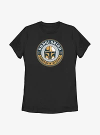 Star Wars The Mandalorian Cup Sticker Womens T-Shirt