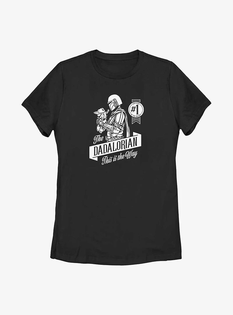 Star Wars The Mandalorian Side Shot Womens T-Shirt