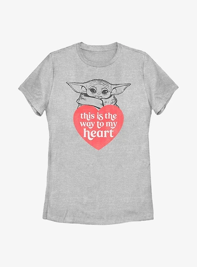 Star Wars The Mandalorian Way To My Heart Womens T-Shirt
