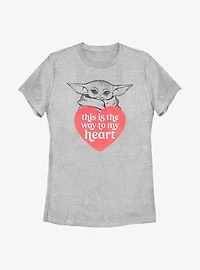 Star Wars The Mandalorian Way To My Heart Womens T-Shirt