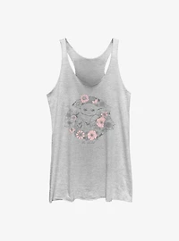 Star Wars The Mandalorian Child Floral Womens Tank Top