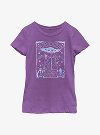 Star Wars The Mandalorian Child Holographic Youth Girls T-Shirt
