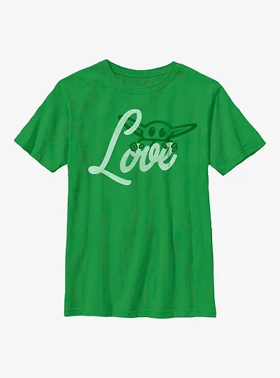 Star Wars The Mandalorian Love Youth T-Shirt