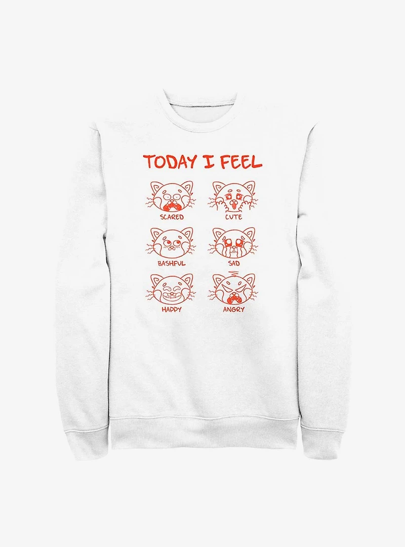 Disney Pixar Turning Red I Feel Sweatshirt