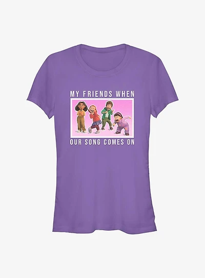 Disney Pixar Turning Red Our Song Girls T-Shirt