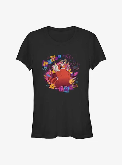 Disney Pixar Turning Red Panda Rage Girls T-Shirt