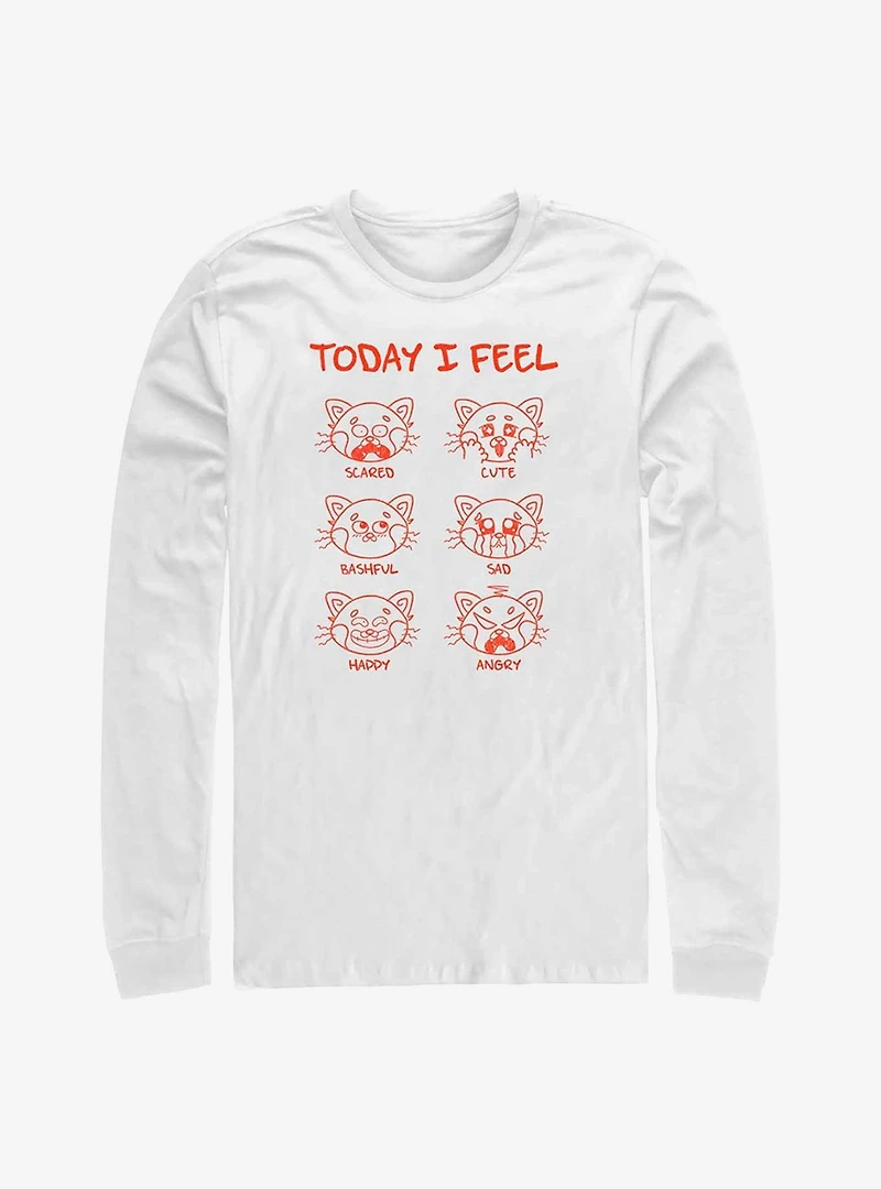 Disney Pixar Turning Red I Feel Long Sleeve T-Shirt