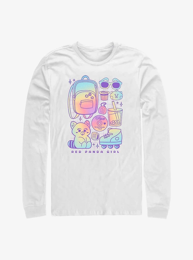 Disney Pixar Turning Red Nostalgia Pack Long Sleeve T-Shirt