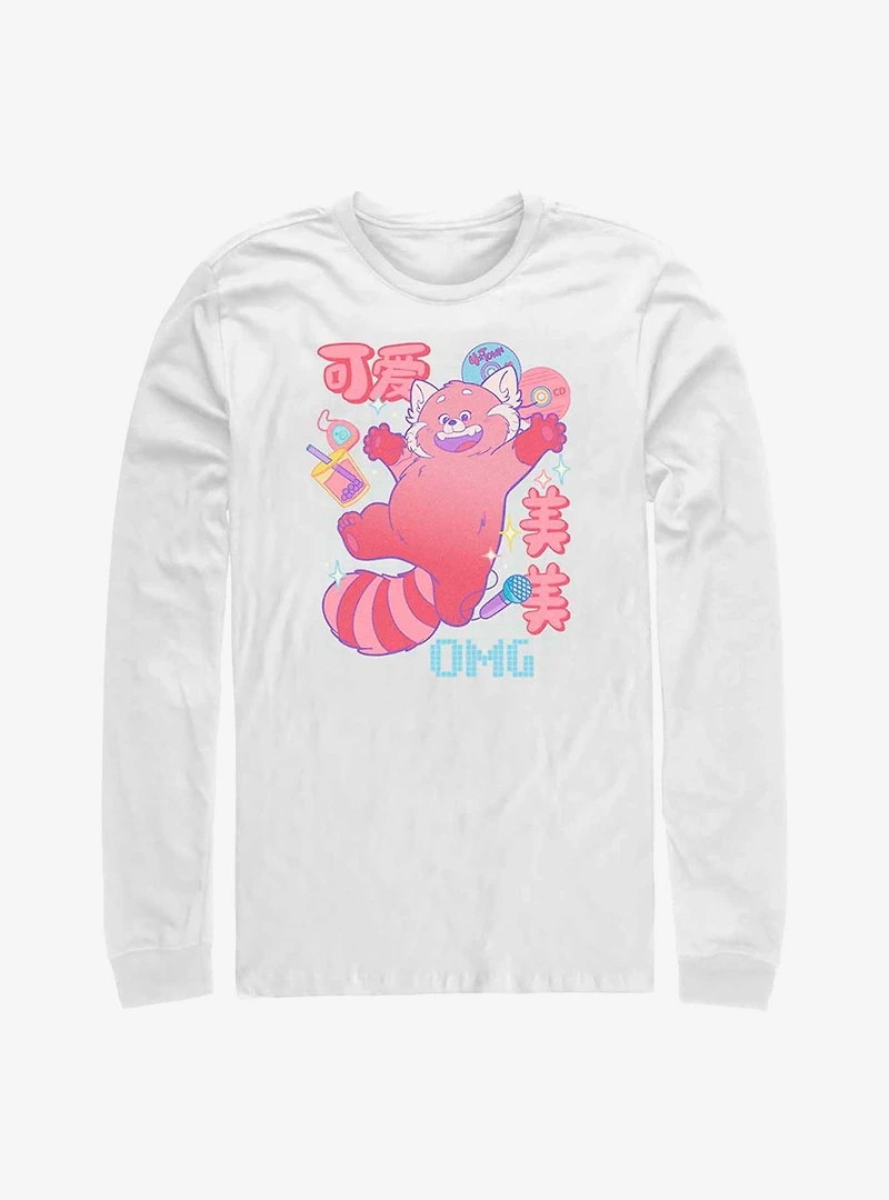 Disney Pixar Turning Red Panda Omg Long Sleeve T-Shirt