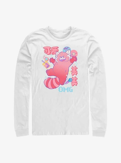 Disney Pixar Turning Red Panda Omg Long Sleeve T-Shirt