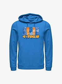 Disney Pixar Turning Red 4Town Drip Logo Hoodie