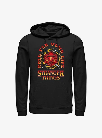Stranger Things Fire And Dice Hoodie