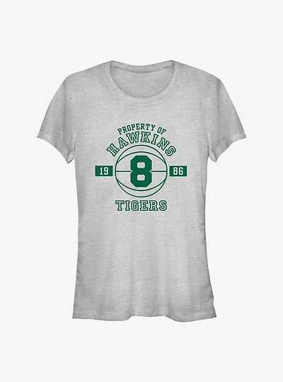 Stranger Things Property Of Hawkins Tigers Girls T-Shirt