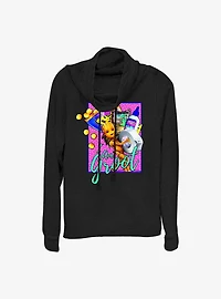 Marvel Guardians of the Galaxy Rad Groot Cowl Neck Long-Sleeve Top