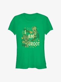 Marvel Guardians of the Galaxy Cutesy Groot Girls T-Shirt