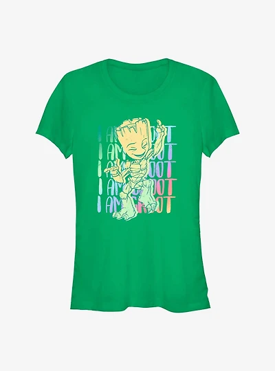 Marvel Guardians of the Galaxy Dancing Groot Girls T-Shirt