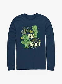 Marvel Guardians of the Galaxy Cutesy Groot Long Sleeve T-Shirt
