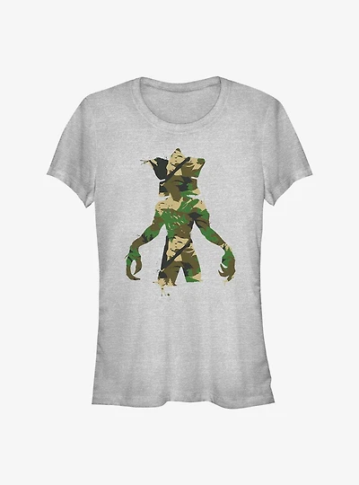 Stranger Things Demogorgon Camo Monster Girls T-Shirt