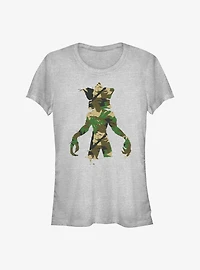 Stranger Things Demogorgon Camo Monster Girls T-Shirt