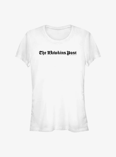 Stranger Things The Hawkins Post Girls T-Shirt