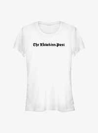 Stranger Things The Hawkins Post Girls T-Shirt