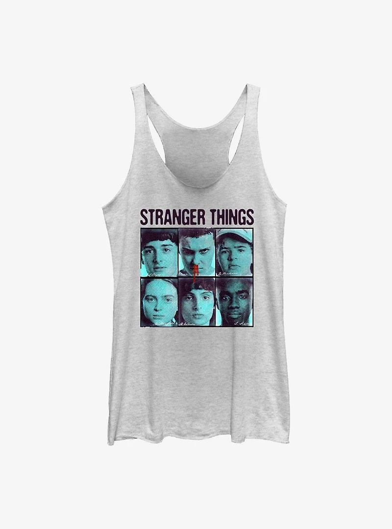 Stranger Things Halftone Gang Girls Tank