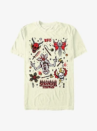 Stranger Things Hellfire Club Icons T-Shirt