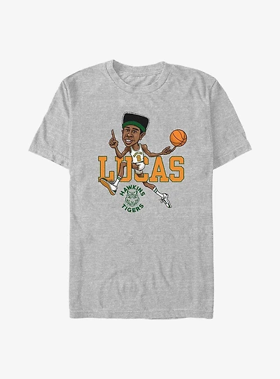 Stranger Things Lucas Hawkins Tiger T-Shirt