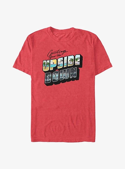 Stranger Things Upside Down Postcard T-Shirt
