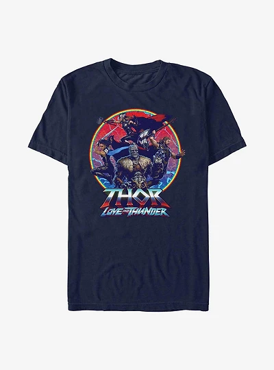 Marvel Thor: Love And Thunder Group Emblem T-Shirt