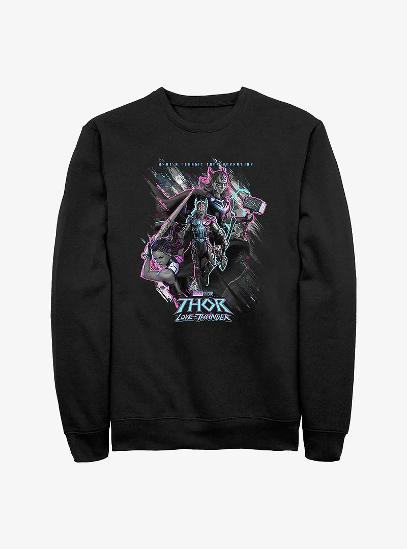 Marvel Thor: Love And Thunder Classic Adventure Sweatshirt