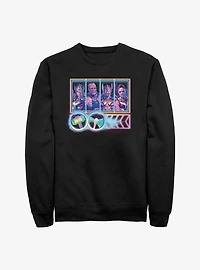 Marvel Thor: Love And Thunder Neon Character Select Sweatshirt