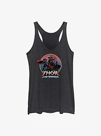 Marvel Thor: Love And Thunder Asgardians Circle Badge Womens Tank Top