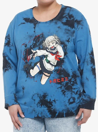 My Hero Academia Himiko Toga Tie-Dye Girls Sweatshirt Plus Size