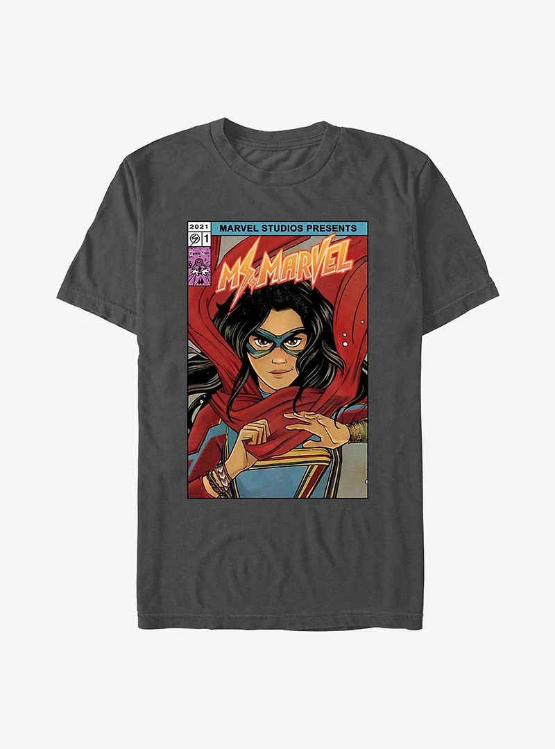 Marvel Ms. Comic Cover T-Shirt