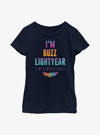 Disney Pixar Lightyear Being Buzz Youth Girls T-Shirt
