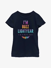 Disney Pixar Lightyear Being Buzz Youth Girls T-Shirt
